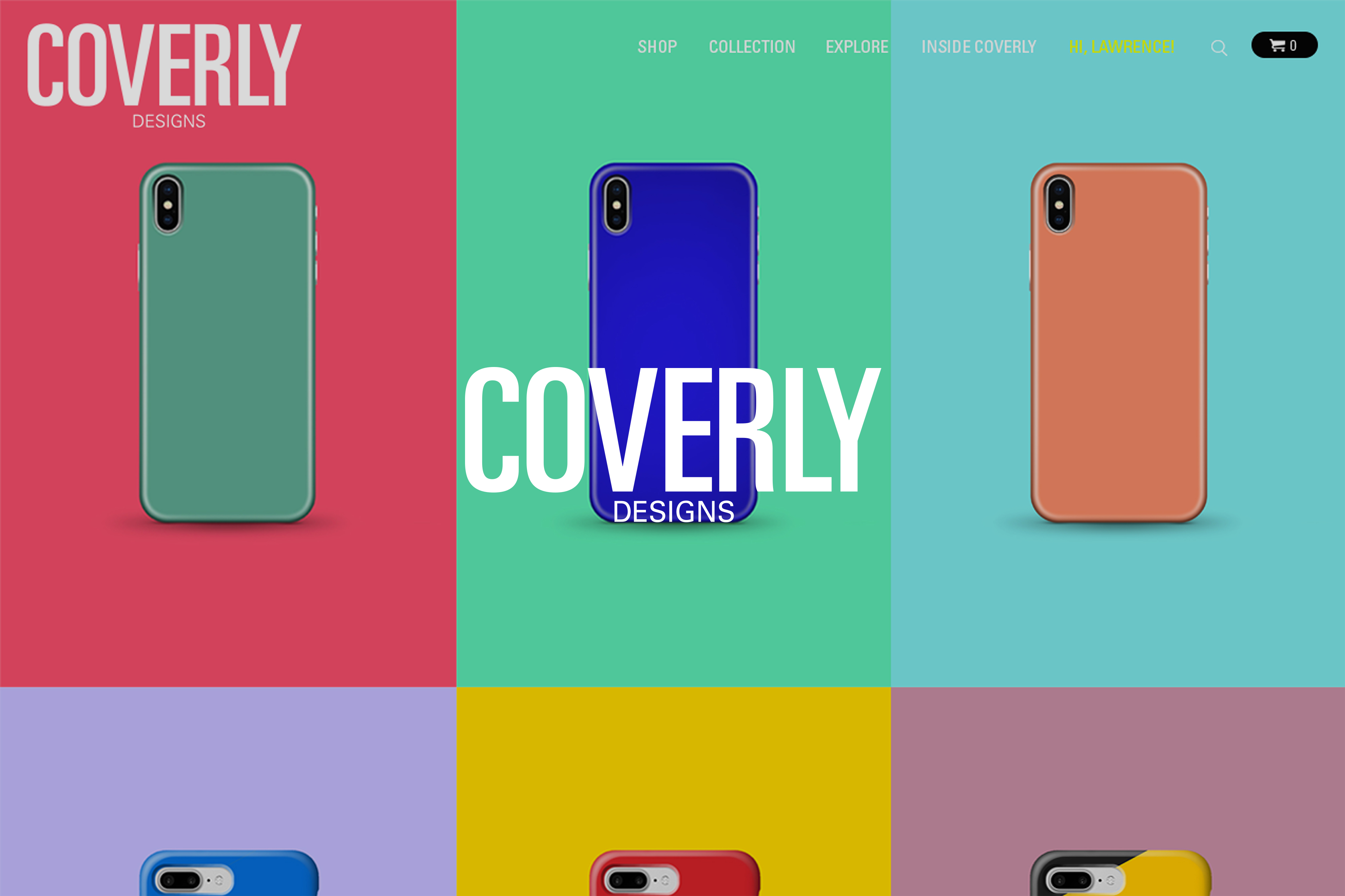 Opening image for the Project of Coverly mobile phone cases 