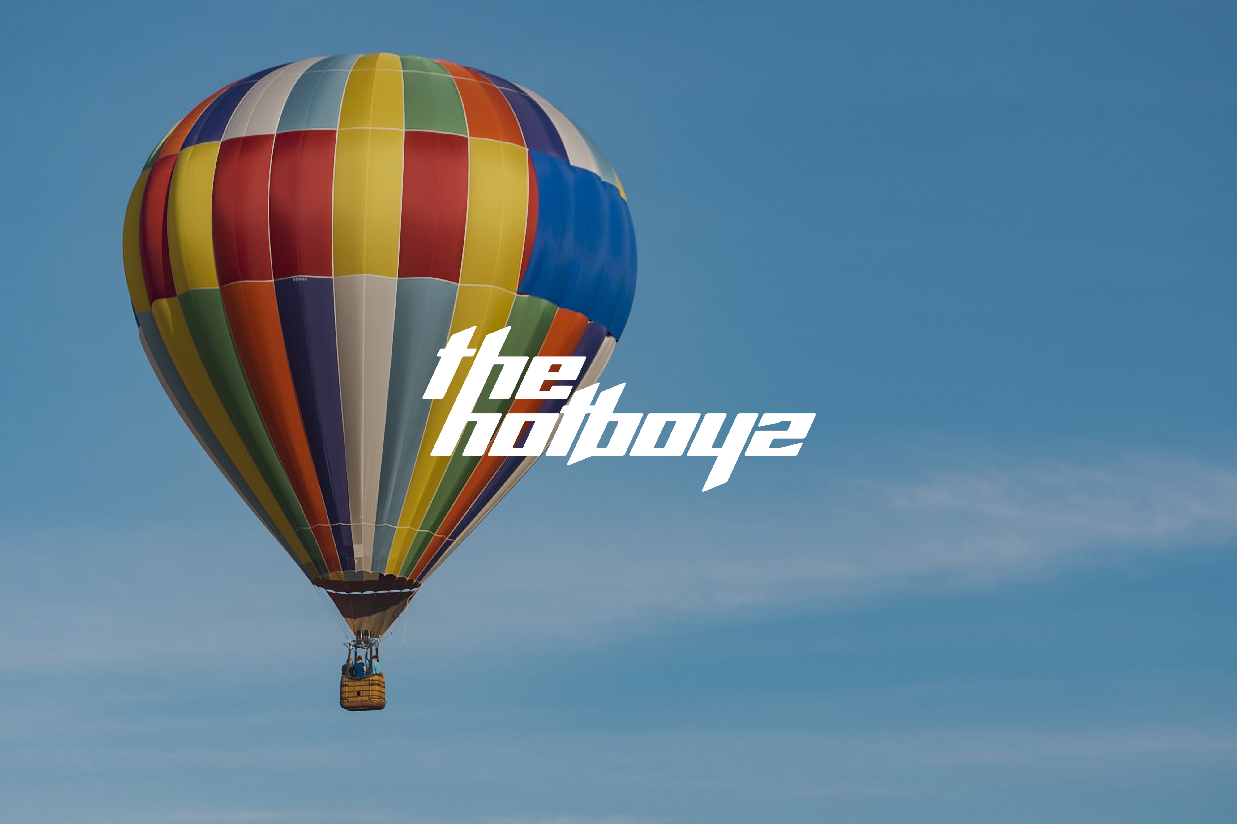 Opening image for the Project of The Hot Boyz, a hot air balloon company